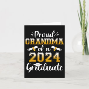 Grandma Of A Cl Of 2024 Graduate Senior Graduation Card
