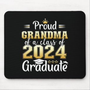 Grandma Of A Cl Of 2024 Graduate Senior Graduation Mouse Mat
