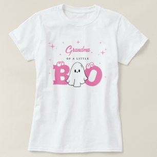 Grandma Of A Little Boo Halloween Baby Shower T-Shirt