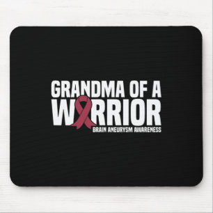 Grandma of a Warrior Brain Aneurysm Awareness  Mouse Mat