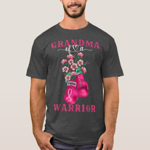 Grandma Of A Warrior Breast Cancer Awareness Suppo T-Shirt