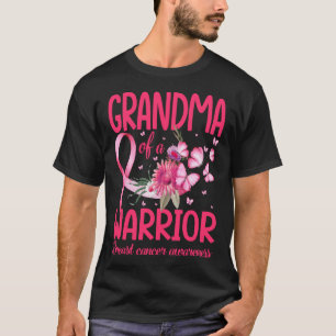 grandma of a Warrior Breast Cancer Awareness T-Shirt