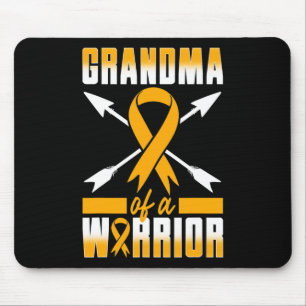 Grandma Of A Warrior Childhood Cancer Grandchildre Mouse Mat