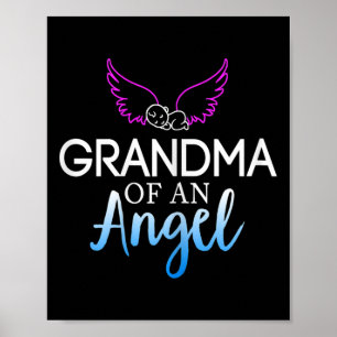 Grandma Of An Angel Sids Awareness Month Poster