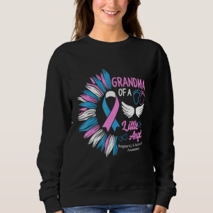 Grandma Of Little Angel Pregnancy Infant Loss Awar Sweatshirt