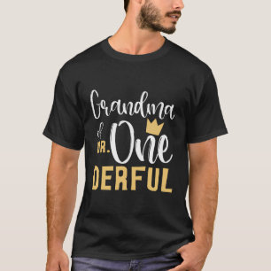 Grandma Of Mr Onederful 1St Birthday First One-Der T-Shirt