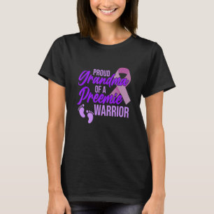 Grandma Of Preemie Warrior Prematurity Awareness G T-Shirt
