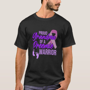 Grandma Of Preemie Warrior Prematurity Awareness G T-Shirt