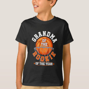 Grandma Of Rookie 1st Birthday Sketll Family Match T-Shirt