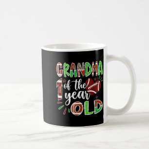 Grandma Of The 1 Year Old Football 1st Birthday Bo Coffee Mug
