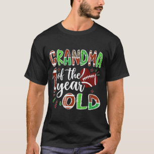 Grandma Of The 1 Year Old Football 1st Birthday Bo T-Shirt