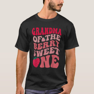 Grandma Of The Berry Sweet One Strawberry First Bi T-Shirt