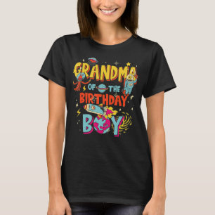 Grandma of the Birthday Boy Astronaut Boy Space Bd T-Shirt