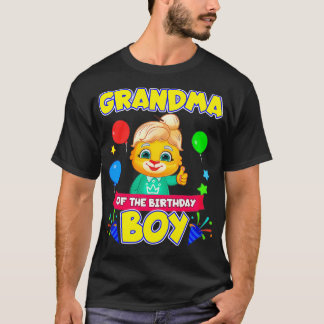 Grandma of the Birthday Boy  Family Party Premium  T-Shirt