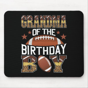 Grandma Of The Birthday Boy Football Baller Game D Mouse Mat