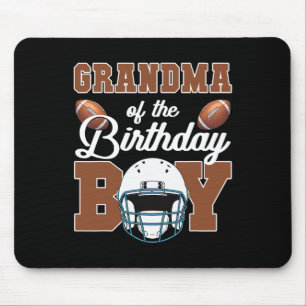 Grandma Of The Birthday Boy Football Party Family  Mouse Mat