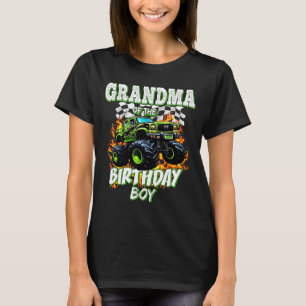Grandma Of The Birthday Boy Monster Truck Birthday T-Shirt