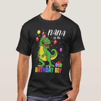 Grandma Of The Birthday Boy rex Mothers Day Birthd T-Shirt
