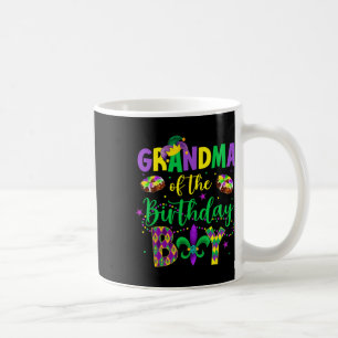 Grandma Of The Birthday Boy Shirt Mardi Gras Gigi  Coffee Mug