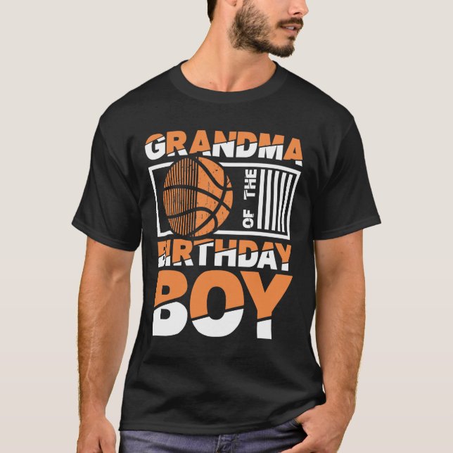 Grandma Of The Birthday Boy T-Shirt (Front)