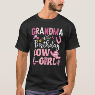 Grandma Of The Birthday Cowgirl Rodeo Party B-day T-Shirt