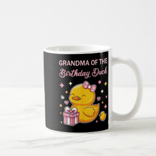 Grandma Of The Birthday Duck Christmas Anime Party Coffee Mug