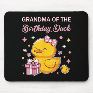Grandma Of The Birthday Duck Christmas Anime Party Mouse Mat