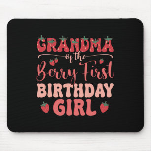 Grandma Of The Birthday Girl Berry First Family Pa Mouse Mat