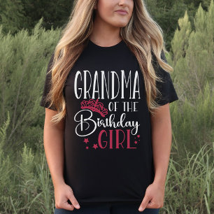 Grandma of the Birthday Girl Custom Family T-Shirt