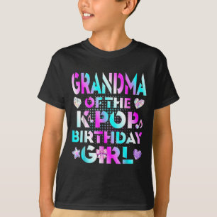 Grandma Of The Birthday Girl Kpop Family Matching T-Shirt