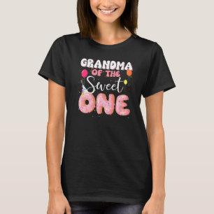 Grandma Of The Birthday One Doughnut 1st Family B T-Shirt