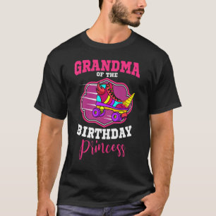 Grandma Of The Birthday Princess Roller Skates Ska T-Shirt