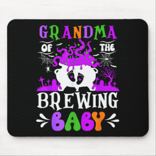Grandma Of The Brewing Baby Grandma To Be Hallowee Mouse Mat