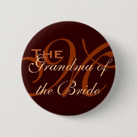 Grandma of the Bride Button