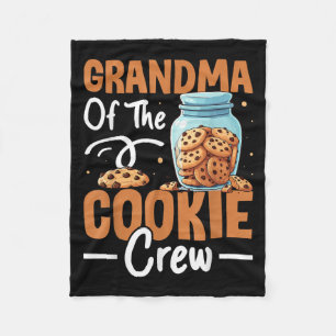 Grandma Of The Cookie Crew  Fleece Blanket