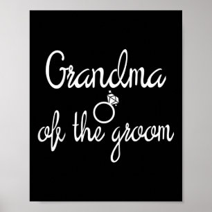 Grandma Of The Groom Bachelor Party Bridesmaid Bri Poster