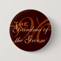 Grandma of the Groom Button