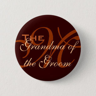Grandma of the Groom Button