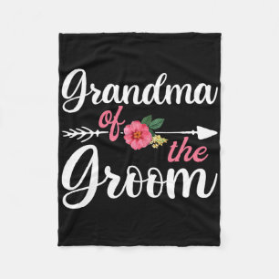 Grandma Of The Groom Shirts For Women1 Fleece Blanket