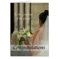 Grandma of the groom wedding congratulations