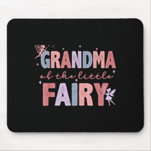 Grandma Of The Little Fairy First Birthday Girl Fa Mouse Mat