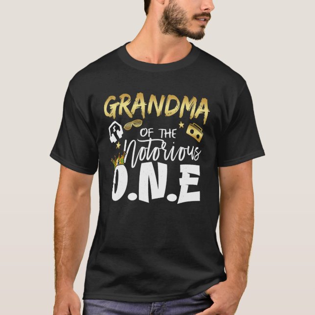 Grandma Of The Notorious One Old School 1st Hip Ho T-Shirt (Front)