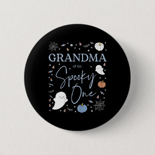 Grandma Of The Spooky One First Birthday Boy 1st H 6 Cm Round Badge