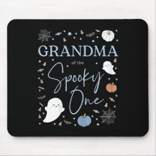 Grandma Of The Spooky One First Birthday Boy 1st H Mouse Mat