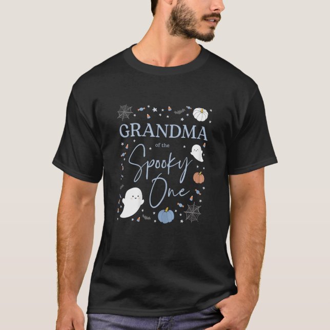 Grandma of the Spooky One First Birthday Boy 1st H T-Shirt (Front)