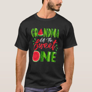 Grandma Of The Sweet One Birthday Watermelon Match T-Shirt