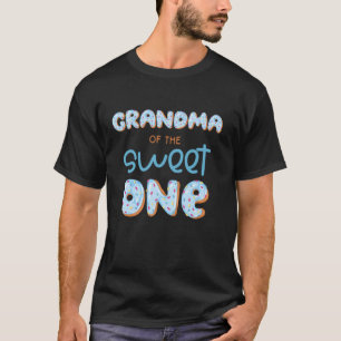 Grandma of The Sweet One Doughnut Boy 1st Birthday T-Shirt