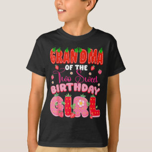 Grandma of The Two Sweet 2nd Birthday Girl T-Shirt