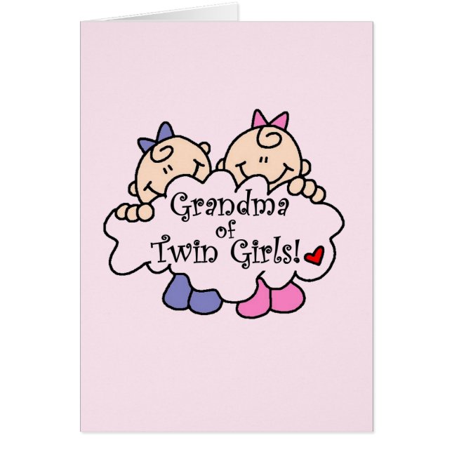 Grandma of Twin Girls Tshirts and Gifts (Front)