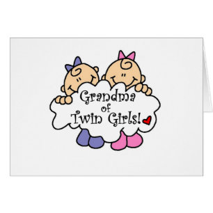 Grandma of Twin Girls Tshirts and Gifts